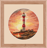 Вышивка М-023 Маяк на закате Вышивка М-023 Маяк на закате