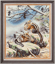 Вышивка З-057 Бурундуки