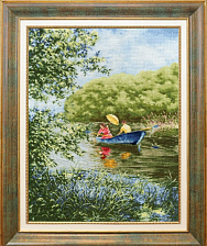 Вышивка ЛП-063 Прогулка на лодке